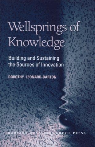 Cover of Wellsprings of knowledge by Dorothy Leonard-Barton
