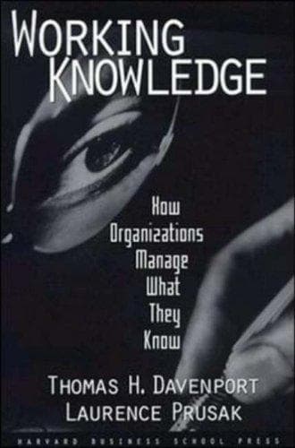 Cover of Working knowledge by Davenport, Thomas H