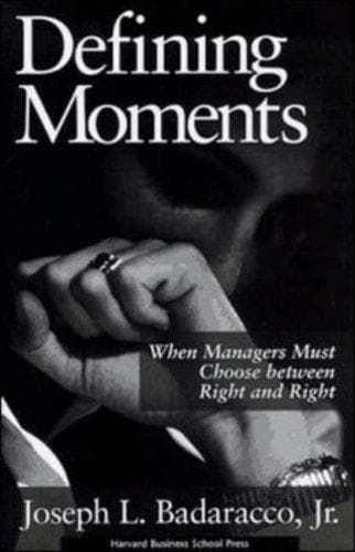 Cover of Defining moments by Joseph Badaracco