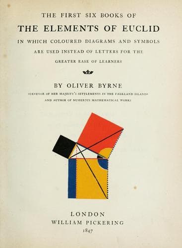 Cover of Euclid's Elements by Euclid