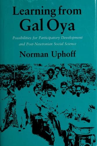 Cover of Learning from Gal Oya by Norman Thomas Uphoff