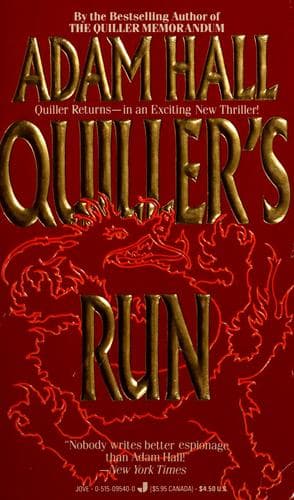 Cover of Quiller's Run by Adam Hall