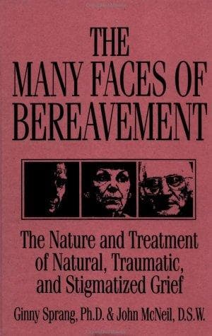 Cover of The many faces of bereavement by Ginny Sprang