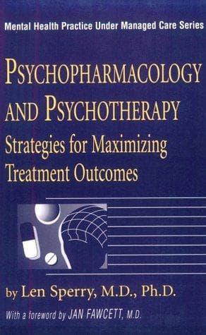 Cover of Psychopharmacology and psychotherapy by Len Sperry