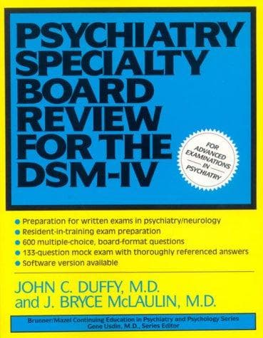 Cover of Psychiatry specialty board review for the DSM-IV by Duffy, John C