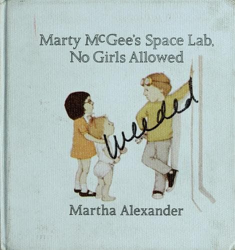 Cover of Marty McGee's space lab, no girls allowed by Martha Alexander