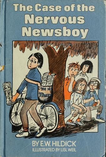Cover of The case of thenervous newsboy by E. W. Hildick