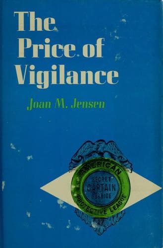 Cover of The price of vigilance by Joan M. Jensen