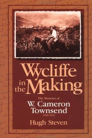 Cover of Wycliffe in the making by Hugh Steven