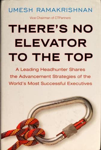 Cover of There's no elevator to the top by Umesh Ramakrishnan