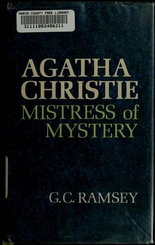Cover of Agatha Christie by Gordon C. Ramsey