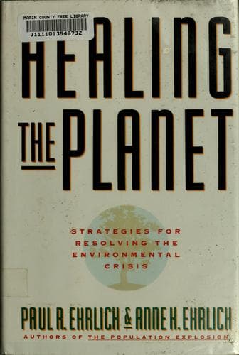 Cover of Healing the planet by Paul R. Ehrlich
