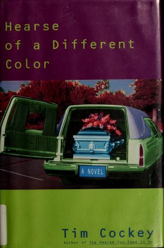 Cover of Hearse of a different color by Tim Cockey