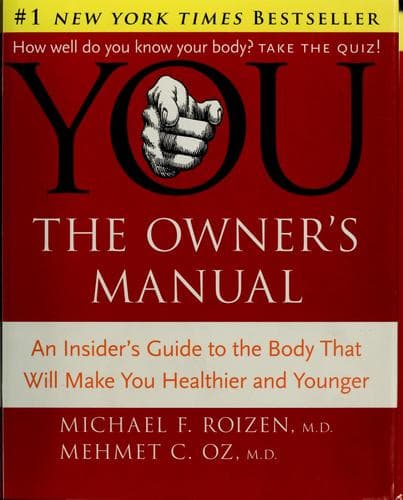 Cover of You--the owner's manual by Michael F Roizen