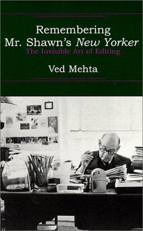 Cover of Remembering Mr. Shawn's New Yorker by Ved Mehta