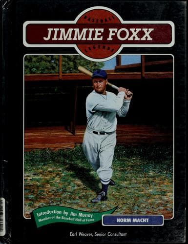 Cover of Jimmie Foxx by Norman L. Macht