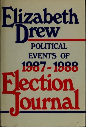 Cover of Election journal by Elizabeth A. Drew
