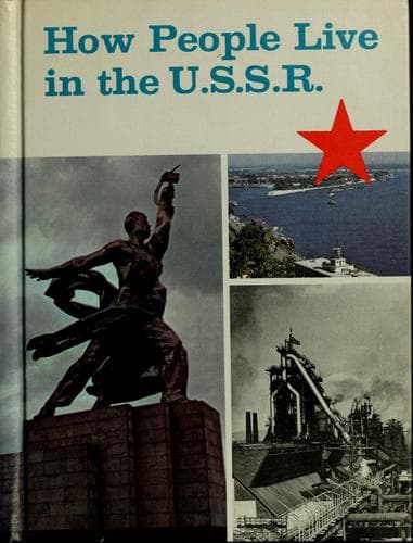 Cover of How people live in the U.S.S.R. by Alexander M. Chabe