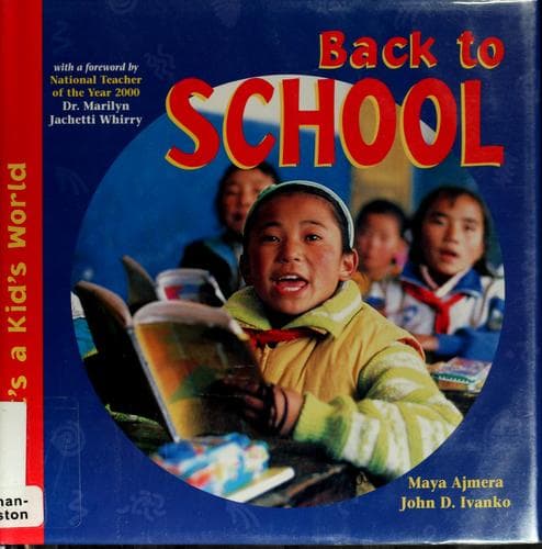 Cover of Back to School (It's a Kid's World) by Maya Ajmera