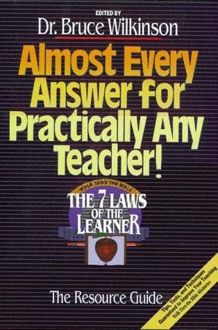 Cover of Almost Every Answer for Practically Any Teacher by Bruce Wilkinson