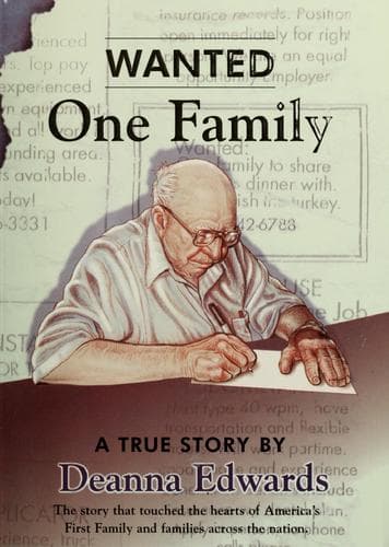 Cover of Wanted--one family by Deanna Edwards