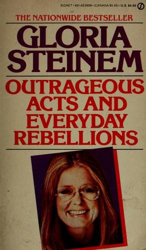 Cover of Outrageous Acts and Everyday Rebellions by Gloria Steinem