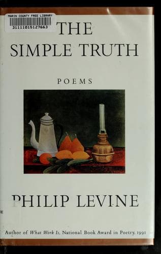Cover of The simple truth by Philip Levine