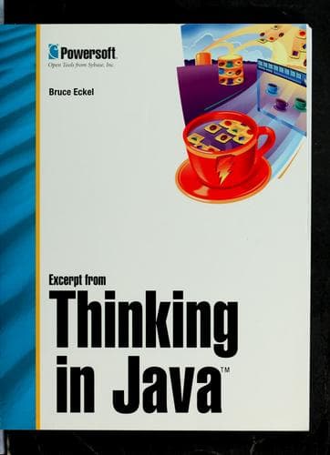 Cover of Thinking in Java by Bruce Eckel