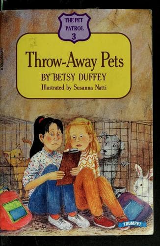 Cover of Throw-away pets by Betsy Duffey