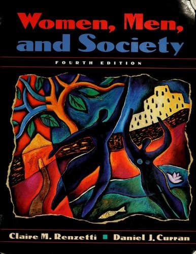 Cover of Women, men, and society by Claire M. Renzetti