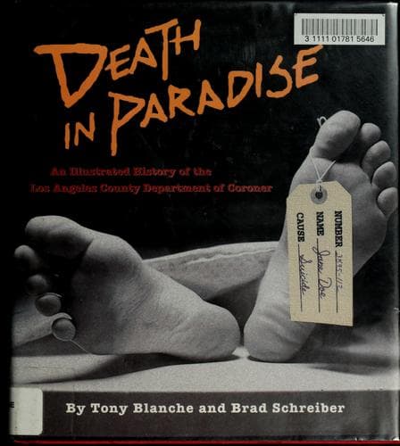 Cover of Death in paradise by Tony Blanche