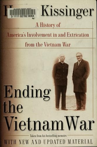 Cover of Ending the Vietnam War by Henry Kissinger