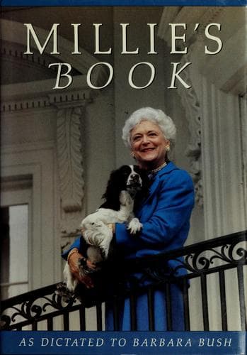 Cover of Millie's book by Barbara Bush