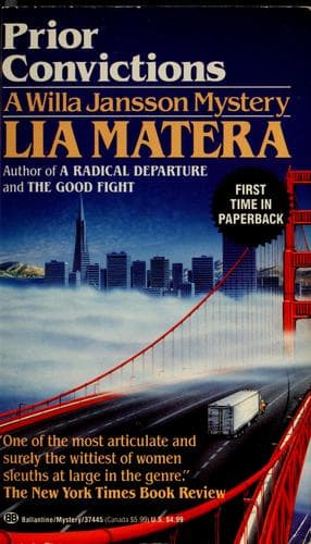 Cover of Prior convictions by Lia Matera