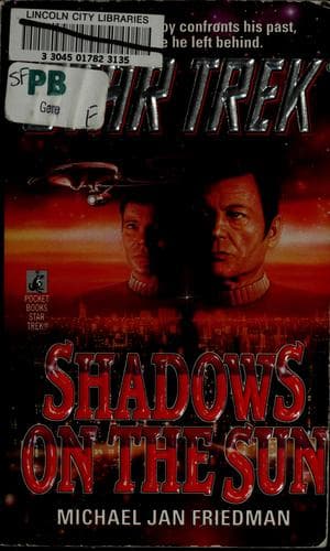 Cover of Star Trek - Shadows on the Sun by Michael Jan Friedman
