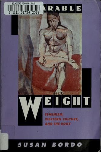Cover of Unbearable weight by Susan Bordo