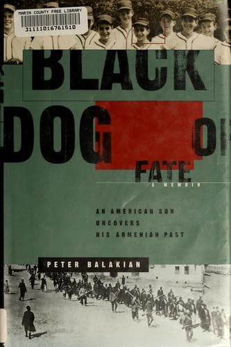Cover of Black dog of fate by Peter Balakian