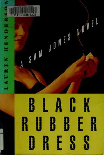 Cover of Black rubber dress by Lauren Henderson