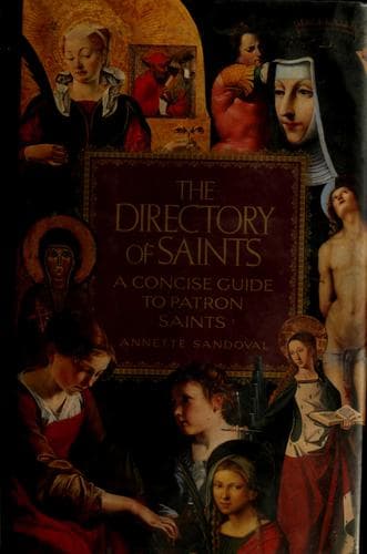 Cover of The directory of saints by Annette Sandoval