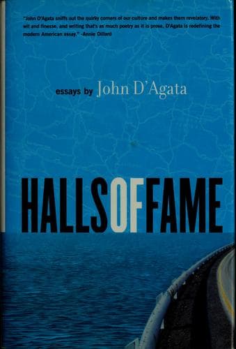 Cover of Halls of fame by John D'Agata