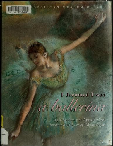 Cover of I dreamed I was a ballerina by Anna Pavlova