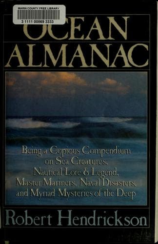 Cover of The ocean almanac by Robert Hendrickson