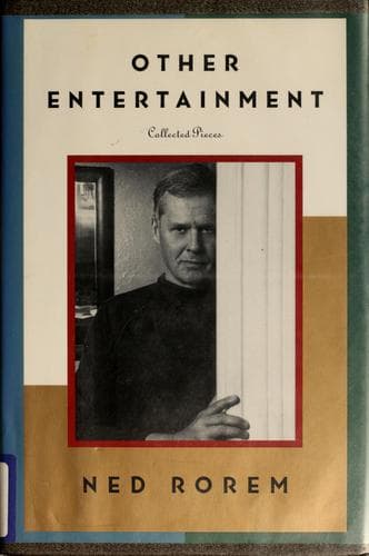 Cover of Other entertainment by Ned Rorem