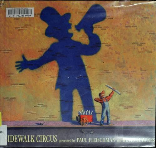 Cover of Sidewalk circus by Paul Fleischman