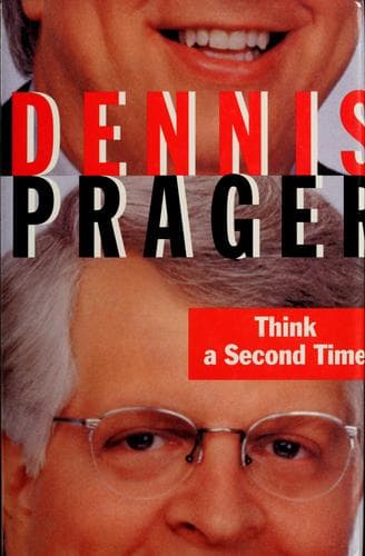 Cover of Think a second time by Dennis Prager
