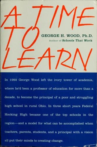 Cover of A time to learn by George H. Wood