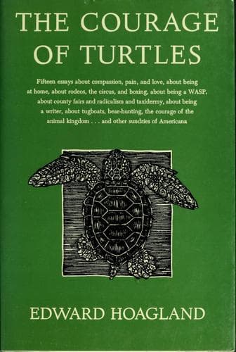Cover of The courage of turtles by Edward Hoagland