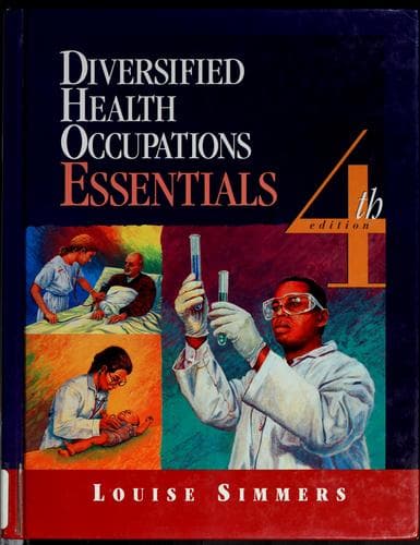 Cover of Diversified health occupations by Louise Simmers