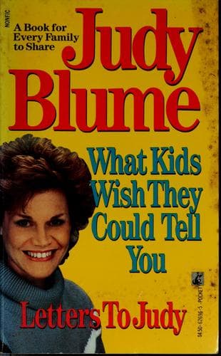 Cover of Letters to Judy by Judy Blume