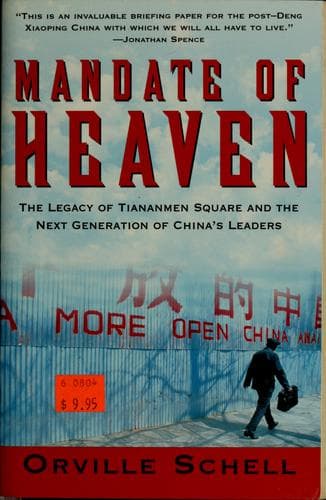 Cover of Mandate of heaven by Orville Schell
